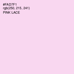 #FAD7F1 - Pink Lace Color Image